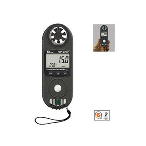 풍속/풍량/온습도/자외선/기압/이슬점/습구온도/체감온도/열지수/고도 측정기 SP-9202