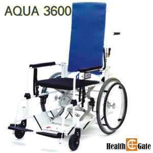 엄마손휠체어 아쿠아3600 전동식리프트 휠체어