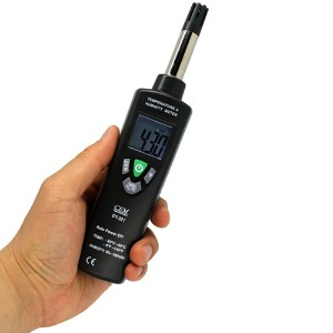 CEM 휴대용 디지털 온습도계 DT-321 센서일체형 온도 습도 측정기 비접촉식