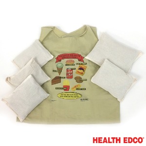 Health Edco USA 비만체험조끼 26004 비만체험 여성용 어린이용