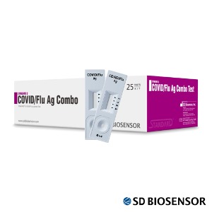 SD바이오센서 코로나 독감 인플루엔자A/B 3종 동시검사 자가진단키트 25개입