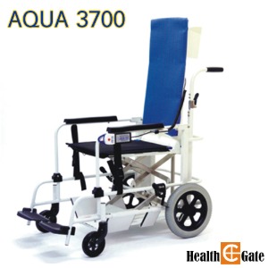 엄마손휠체어 아쿠아3700 보호자조종형 전동식리프트 휠체어