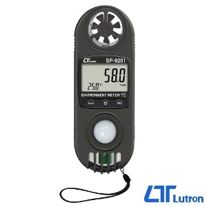 Lutron 루트론 계측기 측정항목 풍속/조도/기압/고도 등 10개 종합 환경측정기 SP-9201 종합측정기 Environment Meter